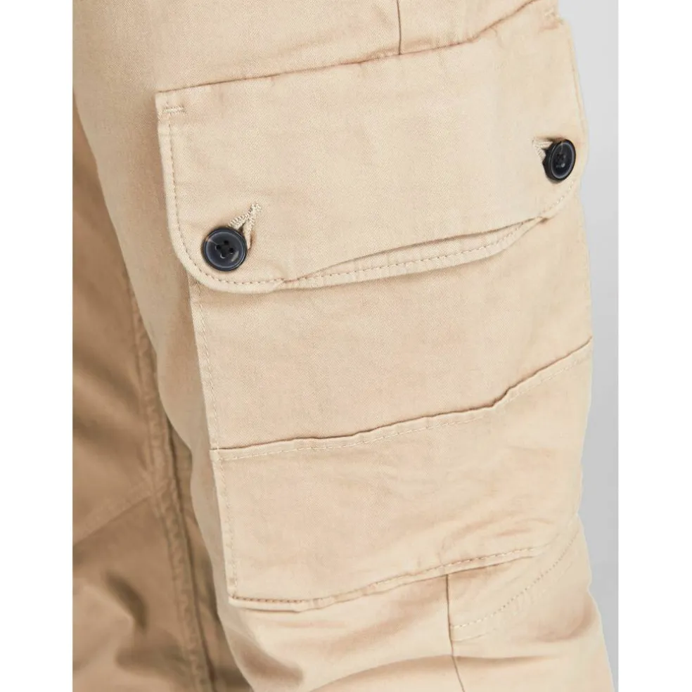 Men's Cuffed Cargo Trousers