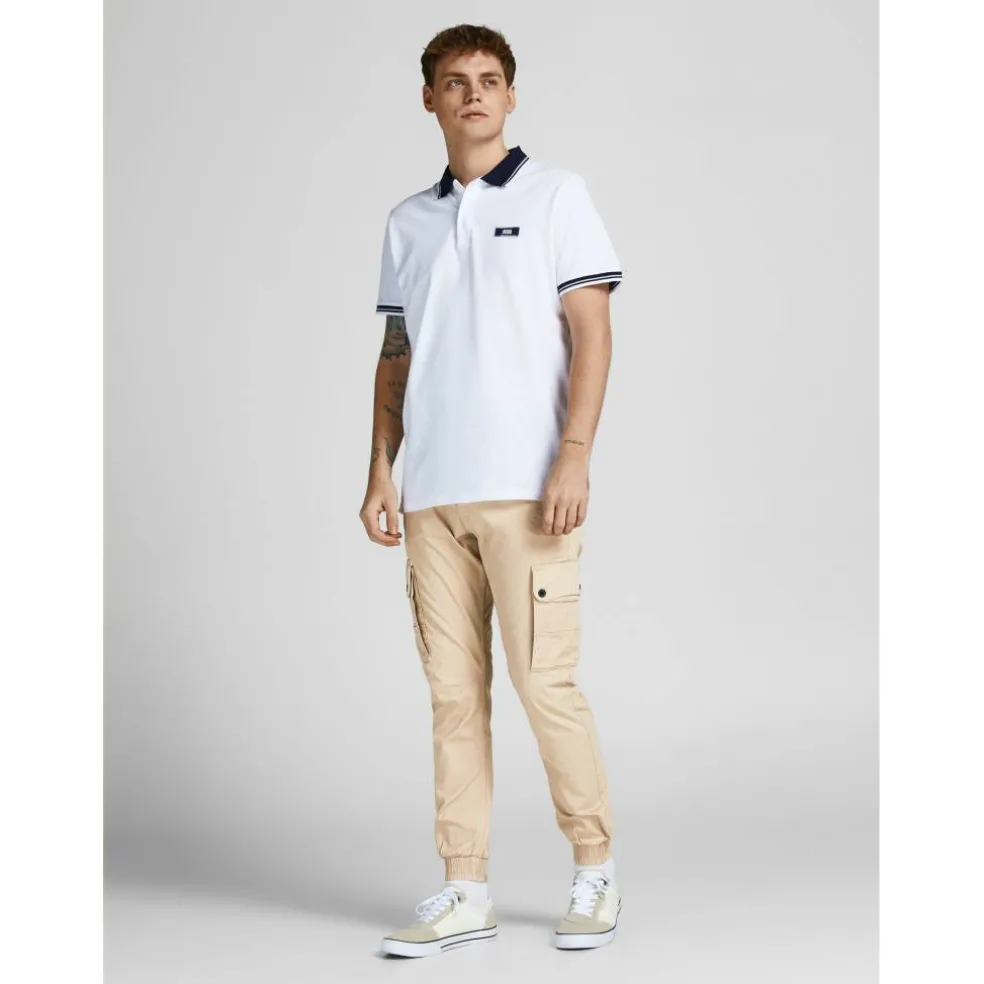 Men's Cuffed Cargo Trousers