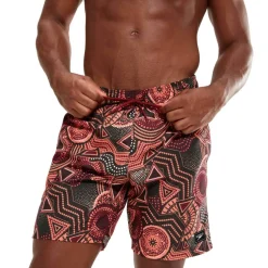 Men's Digital Printed 18-Inch Swim Shorts