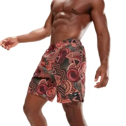 Men's Digital Printed 18-Inch Swim Shorts
