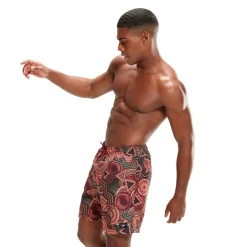 Men's Digital Printed 18-Inch Swim Shorts