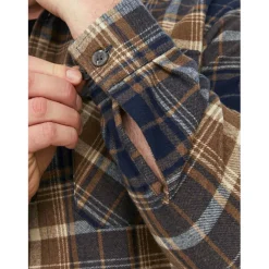 Men's Eddie Flannel Long Sleeve Comfort Fit Overshirt