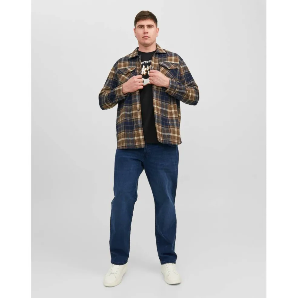Men's Eddie Flannel Long Sleeve Comfort Fit Overshirt