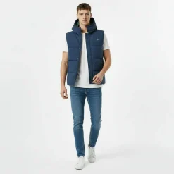 Men's Firstone Waterproof Detachable Hood Synthetic Fill Gilet