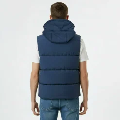 Men's Firstone Waterproof Detachable Hood Synthetic Fill Gilet
