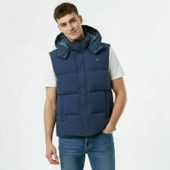 Men's Firstone Waterproof Detachable Hood Synthetic Fill Gilet