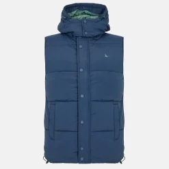 Men's Firstone Waterproof Detachable Hood Synthetic Fill Gilet