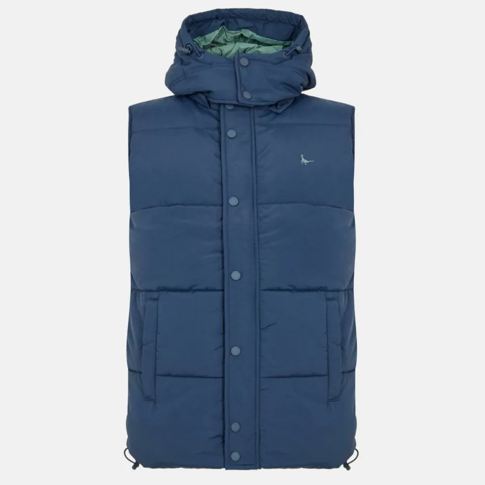 Men's Firstone Waterproof Detachable Hood Synthetic Fill Gilet