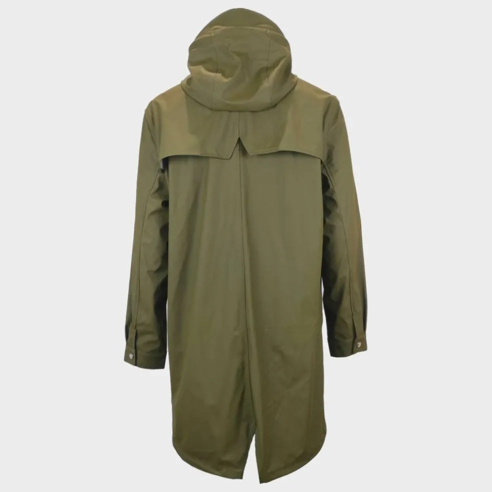 Men's Fisher Water and Wind Resistant 2.5 Layer Long Sleeve Rain Anorak