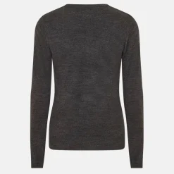 Mens Flat Knit Classic Crew Neck Jumper