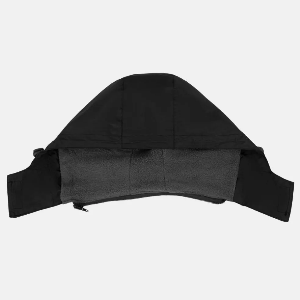 Men's Fleece Lined Windproof Detachable Hood Parka