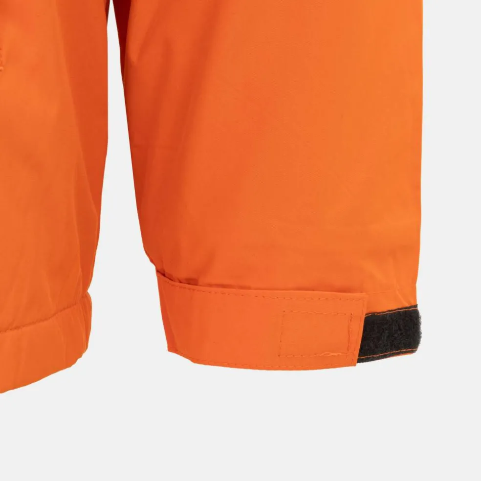 Men's Fleece Lined Windproof Detachable Hood Parka