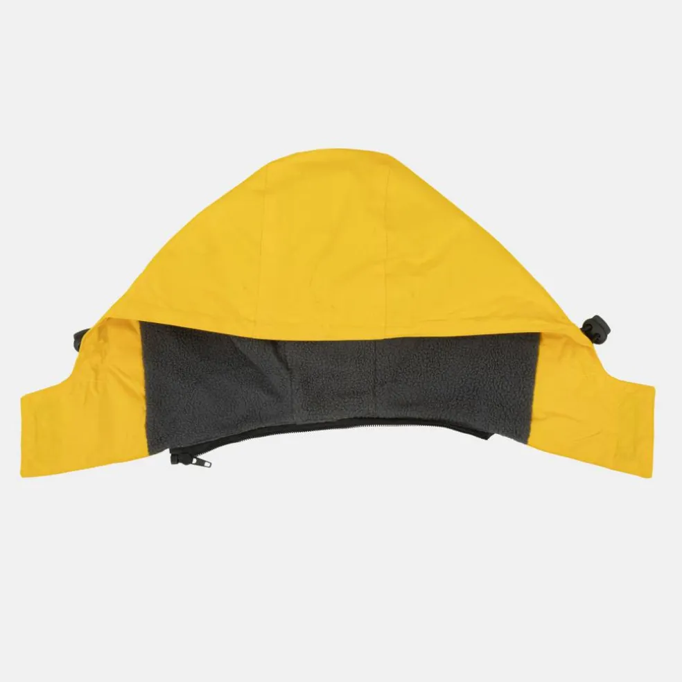 Men's Fleece Lined Windproof Detachable Hood Parka