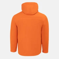 Men's Fleece Lined Windproof Detachable Hood Parka