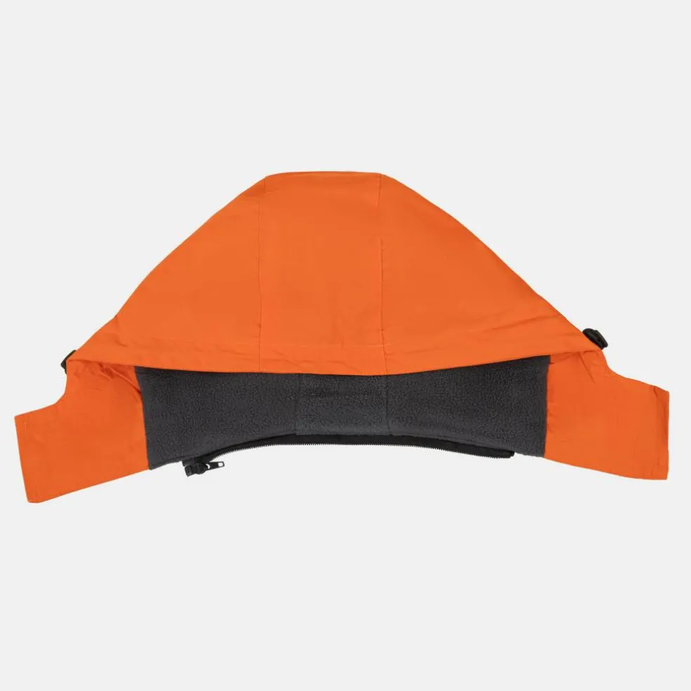 Men's Fleece Lined Windproof Detachable Hood Parka