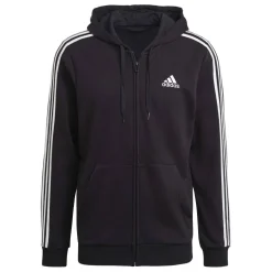 Men's French Terry 3-Stripe Full-Zip Hoodie