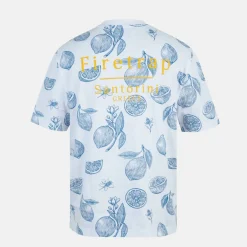 Men's Fruit All Over Print Oversized T-Shirt