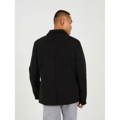 Mens Funnel Neck Overcoat