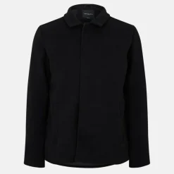 Mens Funnel Neck Overcoat