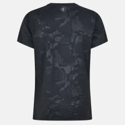 Men's GymKi Debossed Camo Short Sleeve Performance Gym Top