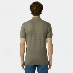 Men's Herringbone Short-Sleeve Polo Shirt
