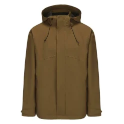 Men's Hooded DWR Long Sleeve Waterproof Jacket