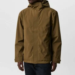 Men's Hooded DWR Long Sleeve Waterproof Jacket