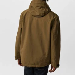 Men's Hooded DWR Long Sleeve Waterproof Jacket