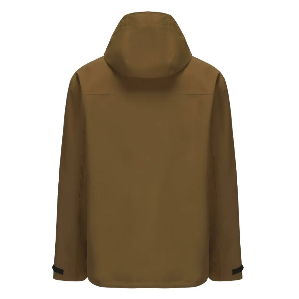 Men's Hooded DWR Long Sleeve Waterproof Jacket
