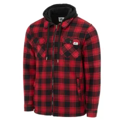 Men's Hooded Long Sleeve Sherpa Jacket