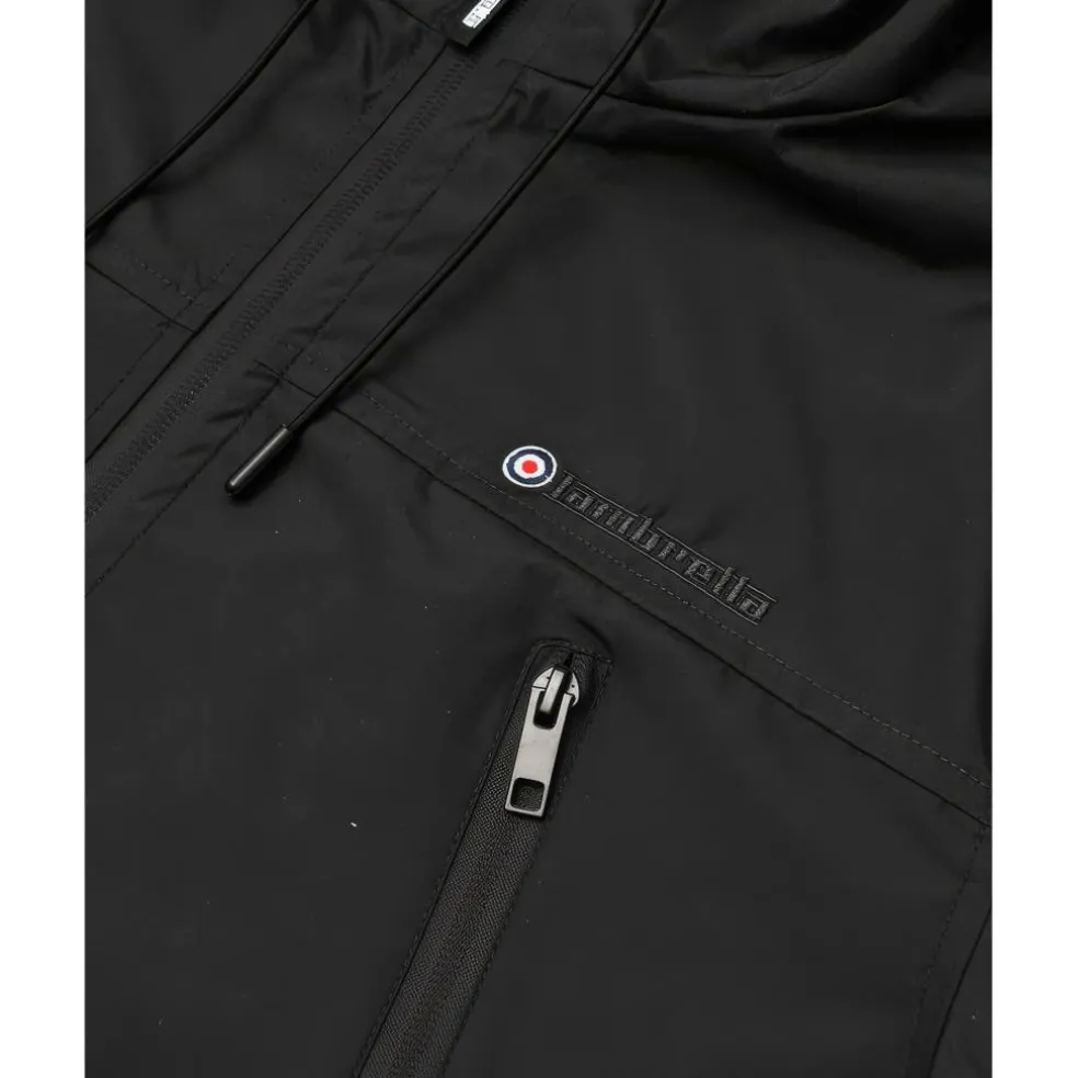 Men's Hooded Long Sleeve Zip Parka