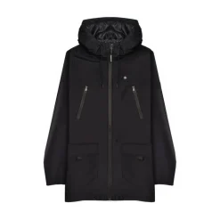 Men's Hooded Long Sleeve Zip Parka