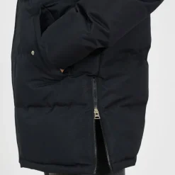 Mens Hooded Parka with Faux Fur Trimmed Hood