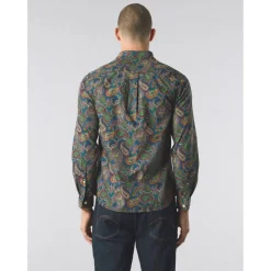 Men's House Paisley Long-Sleeve Patterned Shirt