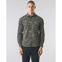 Men's House Paisley Long-Sleeve Patterned Shirt