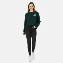Men's Initial Long Sleeve Oversized Fit Crew Neck Jumper