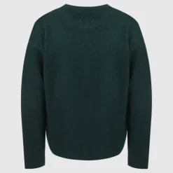 Men's Initial Long Sleeve Oversized Fit Crew Neck Jumper
