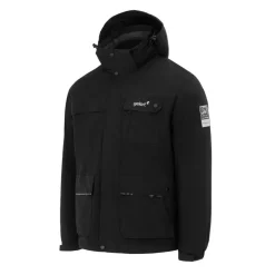 Men's 3-in-1 Windproof Fleece Lined Detachable Hood Long Sleeve Jacket