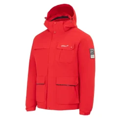 Men's 3-in-1 Windproof Fleece Lined Detachable Hood Long Sleeve Jacket