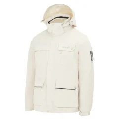 Men's 3-in-1 Windproof Fleece Lined Detachable Hood Long Sleeve Jacket