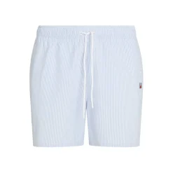 Men's Ithaca Stripe Medium Length Drawstring Swim Shorts