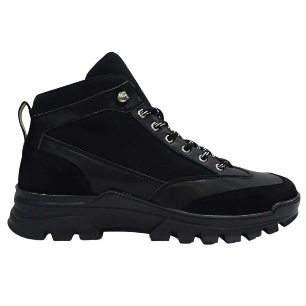 Men's Jason Leather Lace Up Hiker Rugged Boots