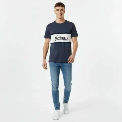 Men's JW Colour Block Regular Fit T-Shirt