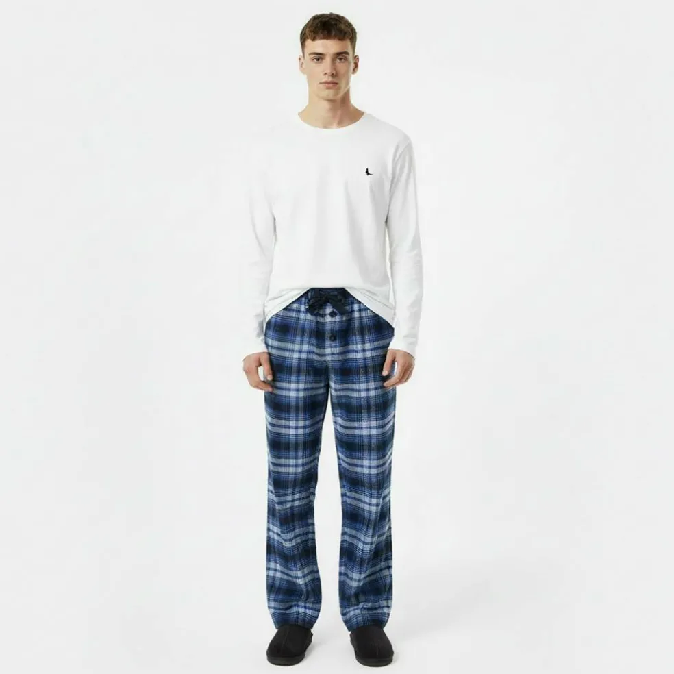Men's JW Flannel Check Pyjama Trousers