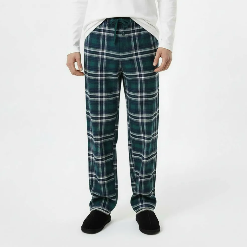 Men's JW Flannel Check Pyjama Trousers