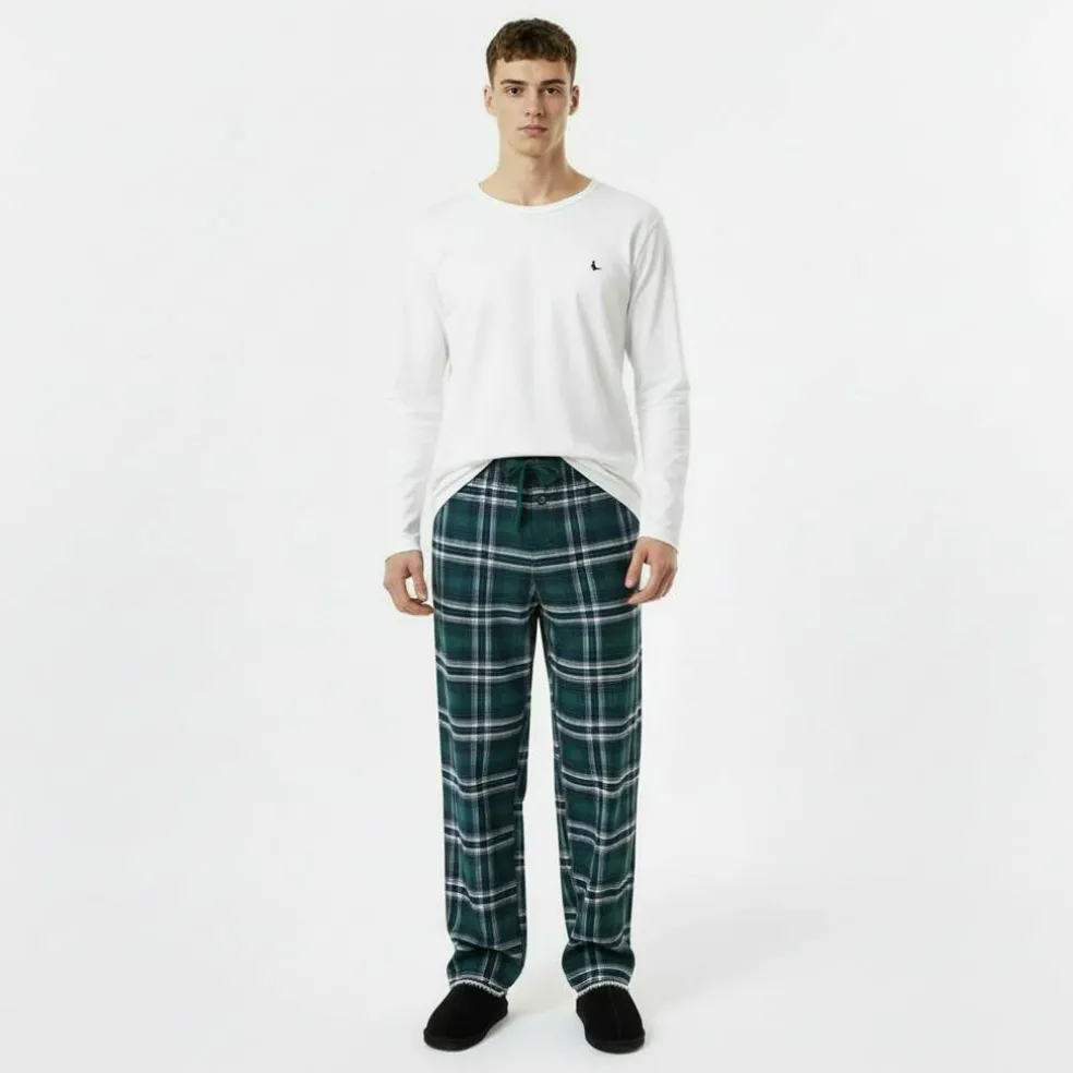 Men's JW Flannel Check Pyjama Trousers