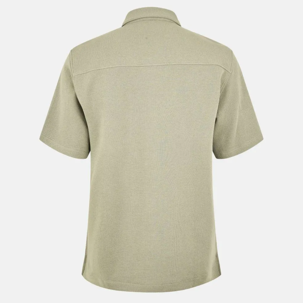 Men's JW Waffle Short-Sleeve Plain Shirt
