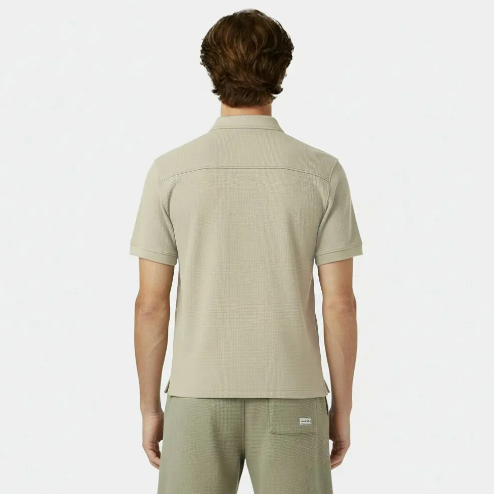 Men's JW Waffle Short-Sleeve Plain Shirt