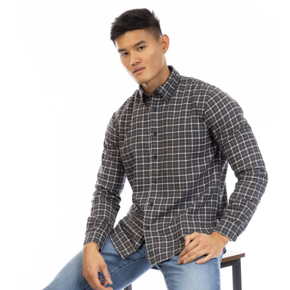 Men's Kiplin Long Sleeve Plain Shirt