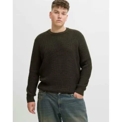 Men's Knitted Crew Neck Jumper